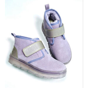 NWT UGG Womans Boots 8 Purple Velcro